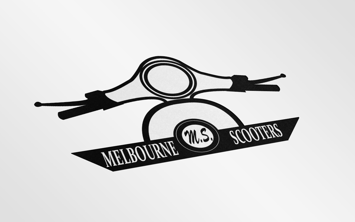logo melbourne scooters Projektowanie logo melbourne