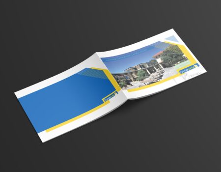 Projekt graficzny broszury dla firmy budowlanej