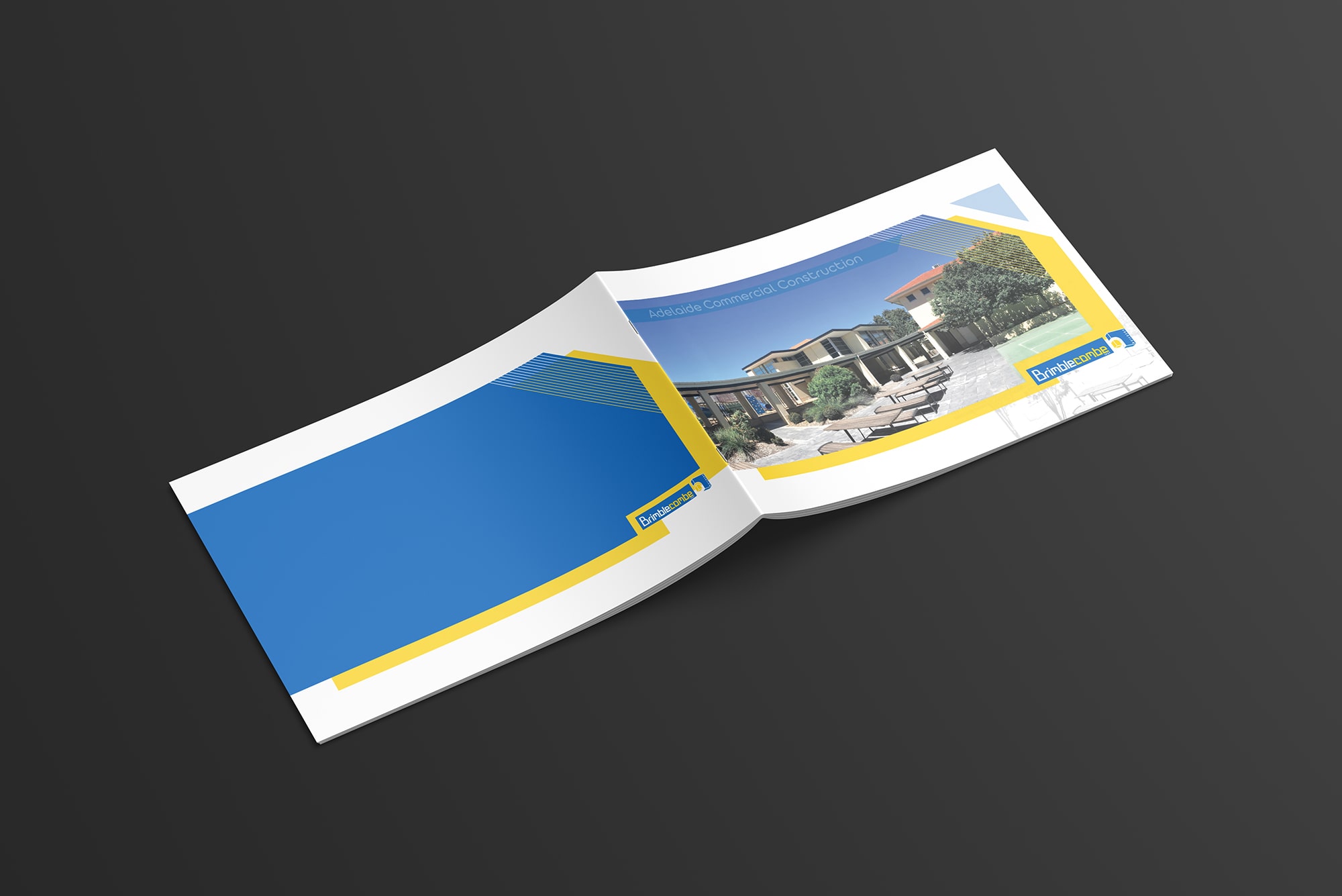 Broszura booklet dla firmy budowlanej katalog firmowy