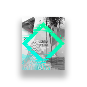 Projekt graficzny plakat modern