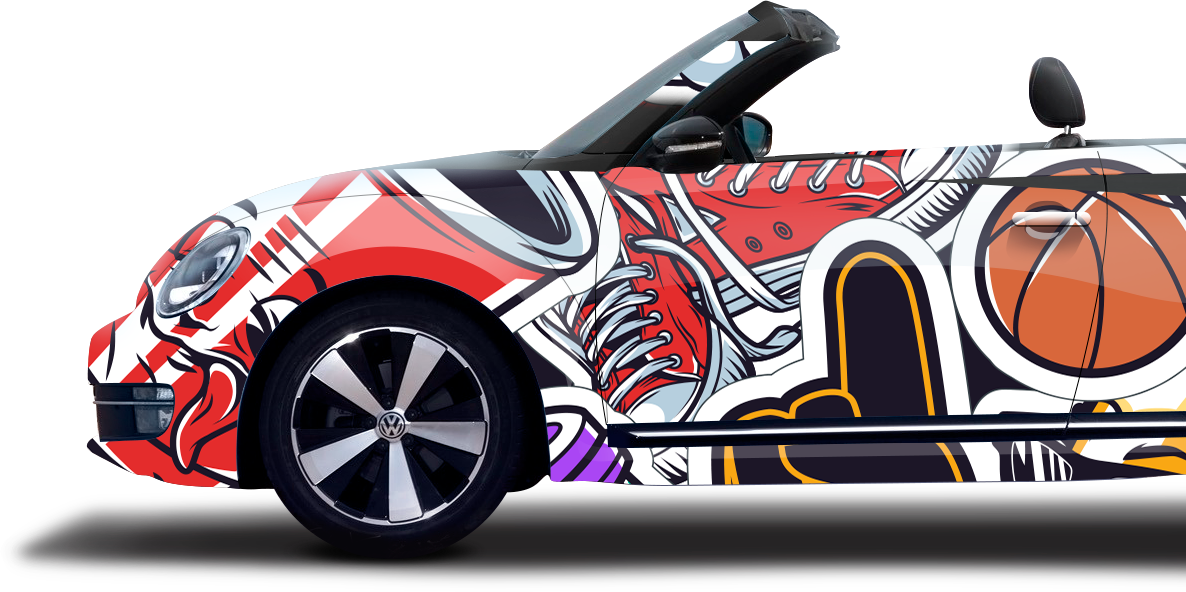 projekt oklejenia volkswagen
