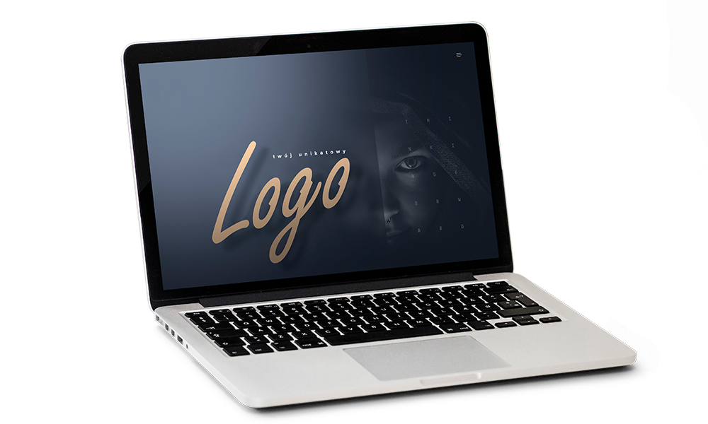 Logo napis na macbook