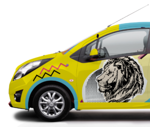 projekty graficzne oklejania aut