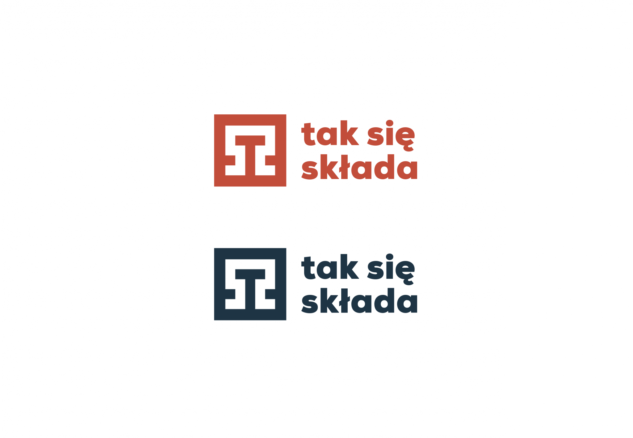 logotyp projekt tak się składa