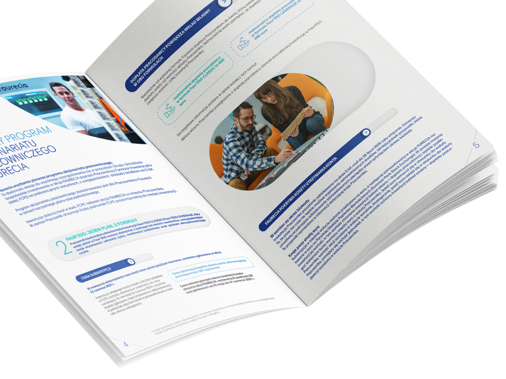 Jak zrobić folder reklamowy w indesign projekt graficzny broszury, katalogu, folderu reklamowego