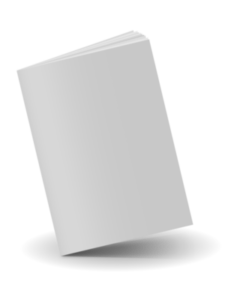 DTP projekt graficzny biała broszura