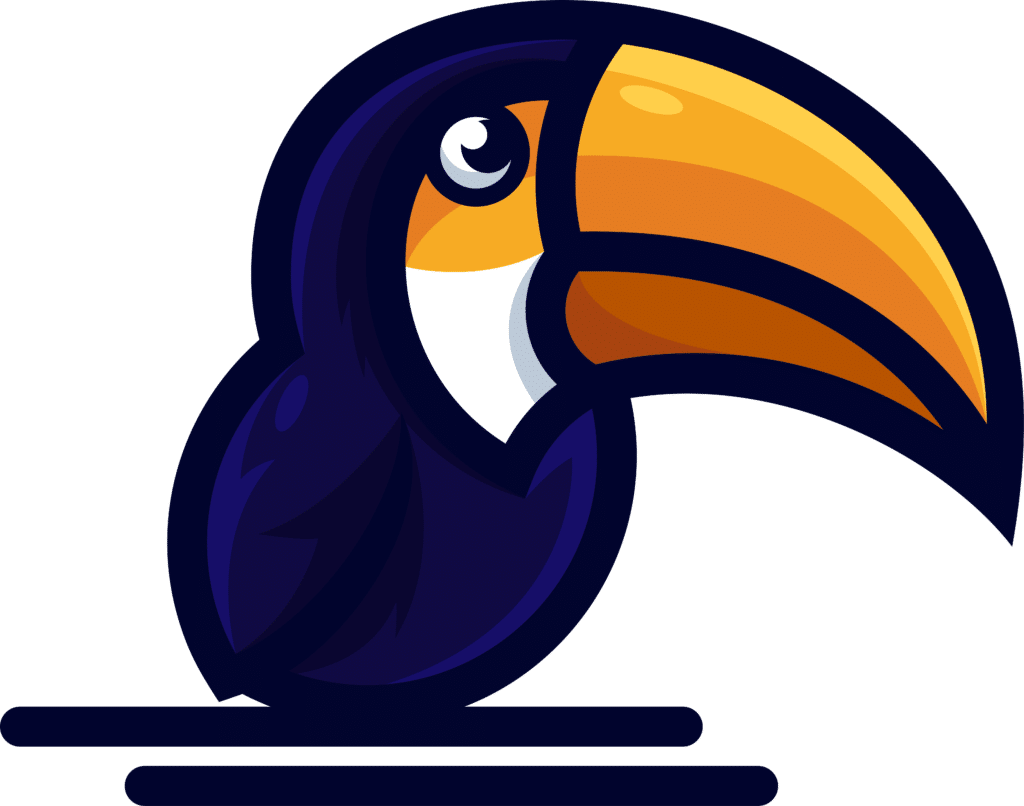 unikalne logo ptak
