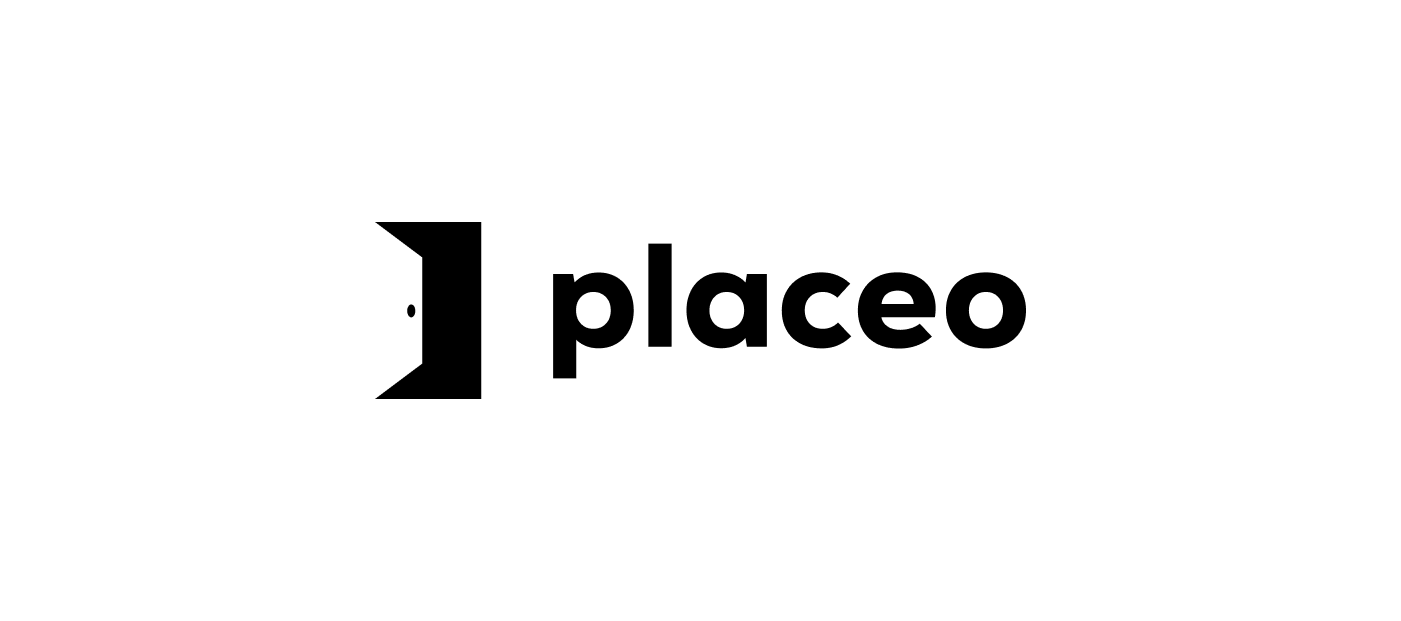 projekt logo placeo monochromatyczny
