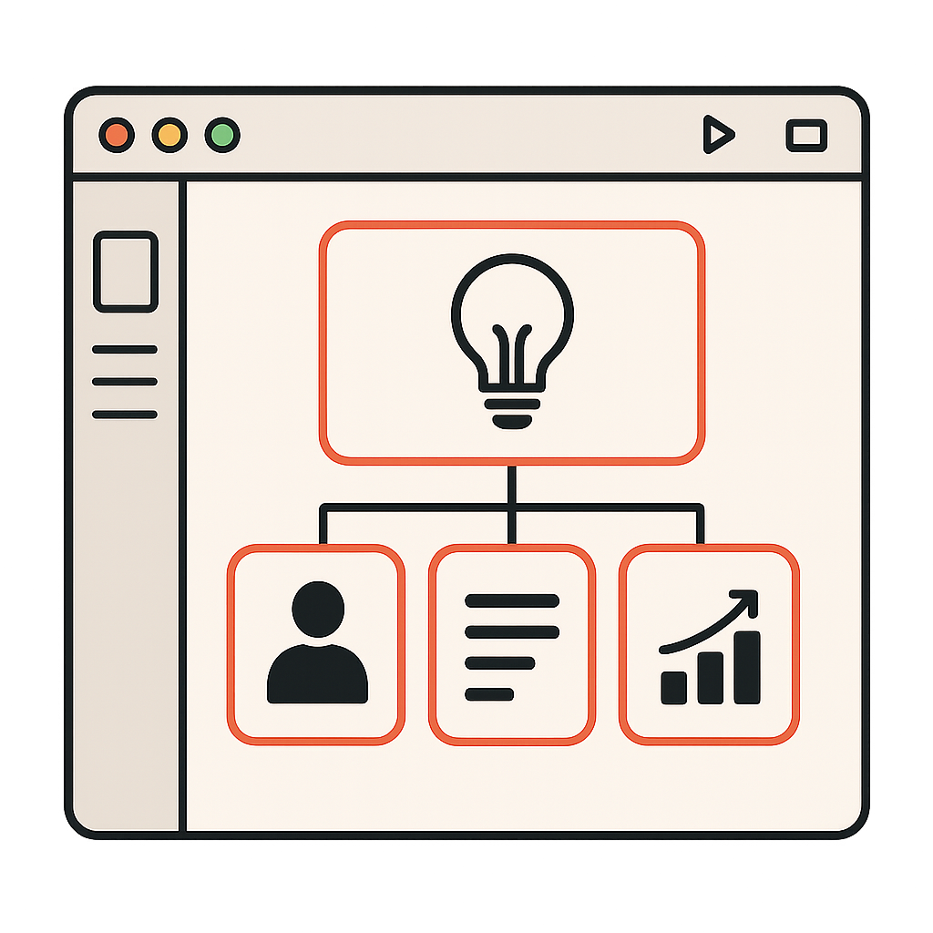 grafika struktura skutecznej prezentacji