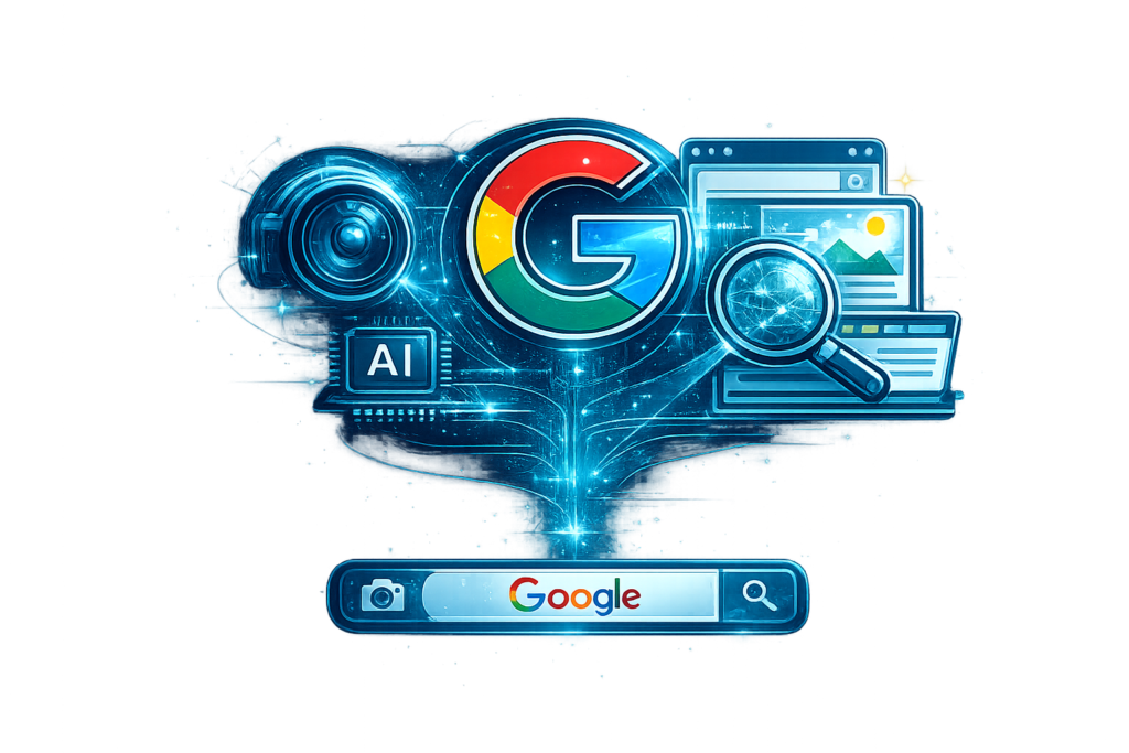 Multimodalne wyszukiwanie Google analizujące grafikę oraz strukturę wizualną strony