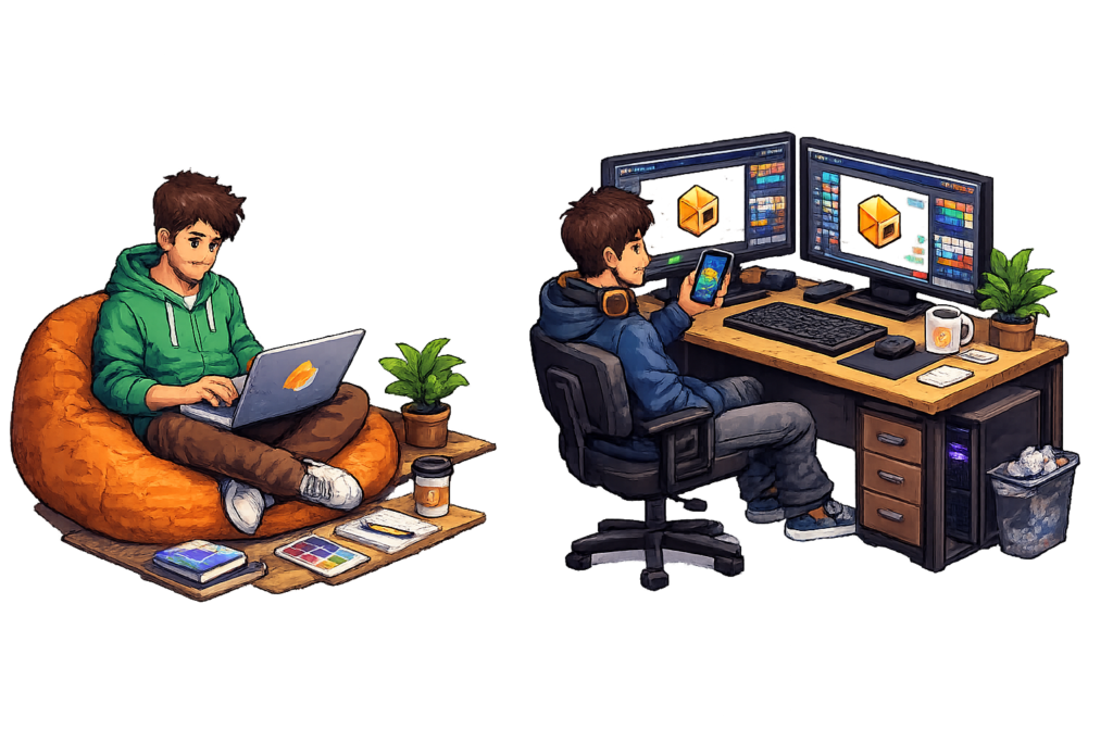 profesjonalne studio graficzne podczas pracy nad projektami dla firm