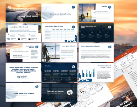 Projekt prezentacji PowerPoint dla PPL